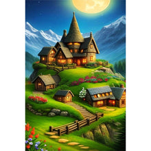 Load image into Gallery viewer, Hill Hut 40*60CM(Picture) Round Drill Diamond Painting
