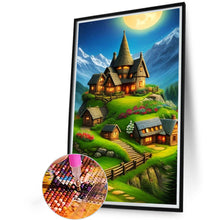 Load image into Gallery viewer, Hill Hut 40*60CM(Picture) Round Drill Diamond Painting
