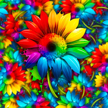 Load image into Gallery viewer, Colorful Sunflower 30*30CM(Canvas) Full Round Drill Diamond Painting
