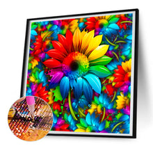 Load image into Gallery viewer, Colorful Sunflower 30*30CM(Canvas) Full Round Drill Diamond Painting
