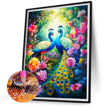 Load image into Gallery viewer, Peacock 30*40CM(Canvas) Full Round Drill Diamond Painting
