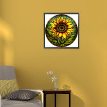 Load image into Gallery viewer, Sunflower 30*30CM(Canvas) Full Round Drill Diamond Painting
