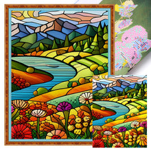 Load image into Gallery viewer, Garden Flora (40*55CM) 11CT 3 Stamped Cross Stitch

