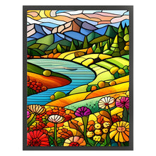 Load image into Gallery viewer, Garden Flora (40*55CM) 11CT 3 Stamped Cross Stitch
