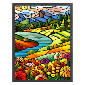 Garden Flora (40*55CM) 11CT 3 Stamped Cross Stitch