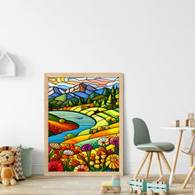 Load image into Gallery viewer, Garden Flora (40*55CM) 11CT 3 Stamped Cross Stitch
