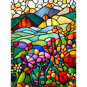 Garden Flora (40*55CM) 11CT 3 Stamped Cross Stitch