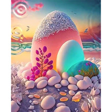 Load image into Gallery viewer, Seaside Beach Egg (40*50CM) 11CT 3 Stamped Cross Stitch
