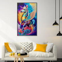 Load image into Gallery viewer, Colourful Unicorn (30*50CM) 16CT 2 Stamped Cross Stitch
