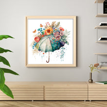 Load image into Gallery viewer, Flower Umbrella (40*40CM) 16CT 2 Stamped Cross Stitch
