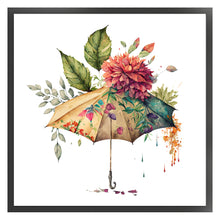 Load image into Gallery viewer, Flower Umbrella (40*40CM) 16CT 2 Stamped Cross Stitch
