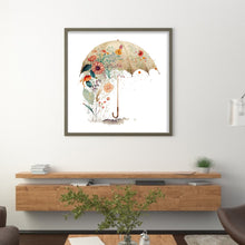 Load image into Gallery viewer, Flower Umbrella (40*40CM) 16CT 2 Stamped Cross Stitch
