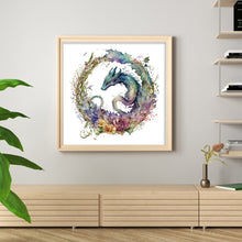 Load image into Gallery viewer, Apatosaurus (40*40CM) 16CT 2 Stamped Cross Stitch
