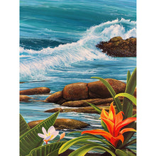 Load image into Gallery viewer, Beach Spray 30*40CM(Canvas) Full Round Drill Diamond Painting
