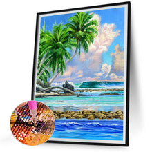 Load image into Gallery viewer, Beach Spray 30*40CM(Canvas) Full Round Drill Diamond Painting
