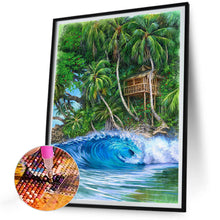 Load image into Gallery viewer, Beach Spray 30*40CM(Canvas) Full Round Drill Diamond Painting
