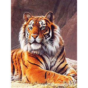 Tiger 40*50CM(Canvas) Full Round Drill Diamond Painting