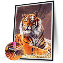 Load image into Gallery viewer, Tiger 40*50CM(Canvas) Full Round Drill Diamond Painting

