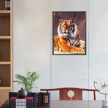 Load image into Gallery viewer, Tiger 40*50CM(Canvas) Full Round Drill Diamond Painting
