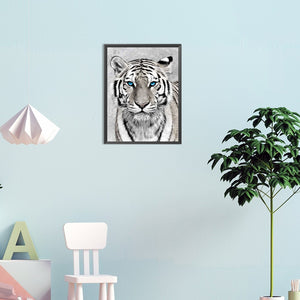 Tiger 30*40CM(Canvas) Full Round Drill Diamond Painting