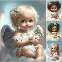 Load image into Gallery viewer, Little Angel 30*40CM(Canvas) Full Round Drill Diamond Painting
