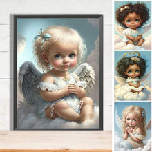 Load image into Gallery viewer, Little Angel 30*40CM(Canvas) Full Round Drill Diamond Painting
