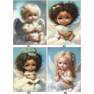 Little Angel 30*40CM(Canvas) Full Round Drill Diamond Painting