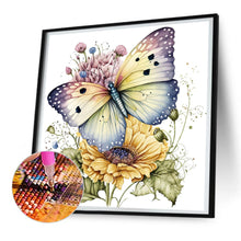 Load image into Gallery viewer, Butterfly And Bee 30*30CM(Canvas) Full Round Drill Diamond Painting
