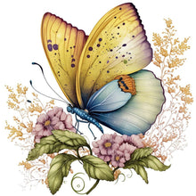 Load image into Gallery viewer, Butterfly And Bee 30*30CM(Canvas) Full Round Drill Diamond Painting
