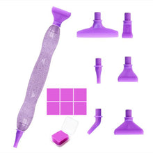 Load image into Gallery viewer, Diamond Stylus Pen Art Dotting Pen Threaded Spotting Pen (Purple)
