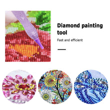 Load image into Gallery viewer, Diamond Stylus Pen Art Dotting Pen Threaded Spotting Pen (Purple)
