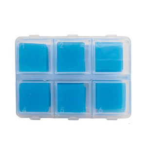 DIY Diamond Painting Wax 2x2cm 30pcs Glue Clay Wax Tool Set(Blue)