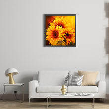 Load image into Gallery viewer, Sunflower 30*30CM(Canvas) Full Round Drill Diamond Painting
