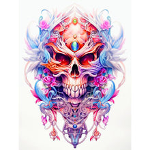 Load image into Gallery viewer, Skull 30*40CM(Canvas) Full Round Drill Diamond Painting
