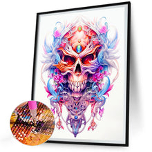 Load image into Gallery viewer, Skull 30*40CM(Canvas) Full Round Drill Diamond Painting
