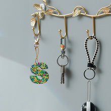 Load image into Gallery viewer, DIY Pocket Mirror Handmade Gem Keychains Letters Lady Bag Pendant (S)
