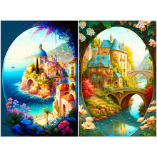 Load image into Gallery viewer, Beautiful Castle 40*60CM(Canvas) Full Round Drill Diamond Painting
