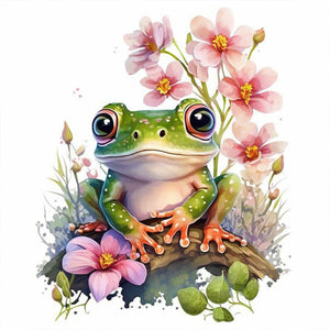 Frog 30*30CM(Canvas) Full Round Drill Diamond Painting