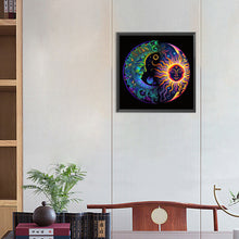 Load image into Gallery viewer, Star Moon Mandala 30*30CM(Canvas) Full Round Drill Diamond Painting
