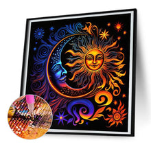 Load image into Gallery viewer, Star Moon Mandala 30*30CM(Canvas) Full Round Drill Diamond Painting
