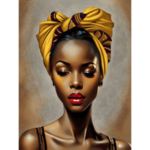 Black Beauty 30*40CM(Canvas) Full Round Drill Diamond Painting