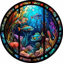 Load image into Gallery viewer, Ocean Colorful Fish 30*30CM(Canvas) Full Round Drill Diamond Painting
