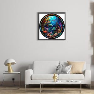 Ocean Colorful Fish 30*30CM(Canvas) Full Round Drill Diamond Painting