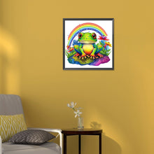 Load image into Gallery viewer, Rainbow Frog 30*30CM(Canvas) Full Round Drill Diamond Painting
