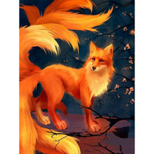 Load image into Gallery viewer, Nine-Tailed Fox 30*40CM(Canvas) Full Round Drill Diamond Painting
