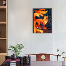 Load image into Gallery viewer, Nine-Tailed Fox 30*40CM(Canvas) Full Round Drill Diamond Painting
