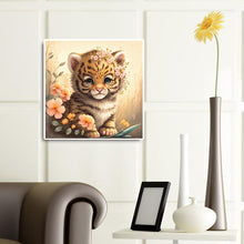 Load image into Gallery viewer, Little Tiger 30*30CM(Picture) Full Square Drill Diamond Painting
