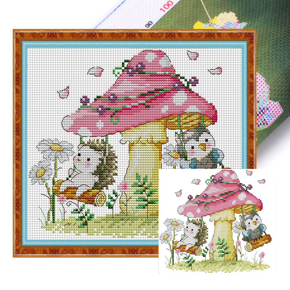 Joy Sunday Paradise In Forest (19*17CM) 16CT 2 Stamped Cross Stitch