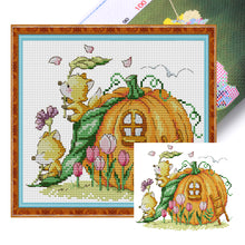 Load image into Gallery viewer, Joy Sunday Paradise In Forest (19*17CM) 16CT 2 Stamped Cross Stitch
