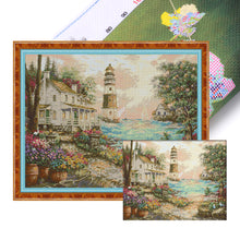 Load image into Gallery viewer, Joy Sunday Hut By The Sea (56*44CM) 14CT 2 Stamped Cross Stitch
